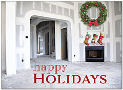 Select a verse or write your own. Holiday Build Greeting Card D8227U-A